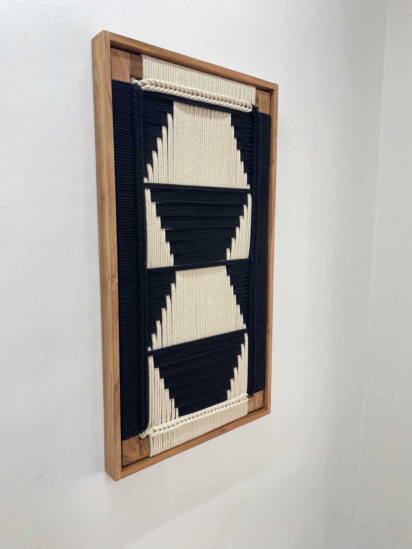 Framed Modern Woven Wall Art