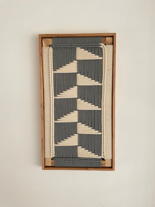 Framed Modern Woven Wall Art